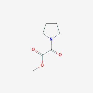 molecular formula C7H11NO3 B8708189 Methyl oxo-pyrrolidin-1-yl-acetate 