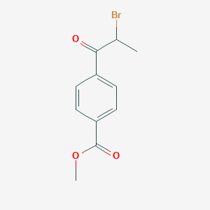 molecular formula C11H11BrO3 B8708192 Methyl 4-(2-bromopropanoyl)benzoate CAS No. 58764-22-0