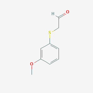 molecular formula C9H10O2S B8708224 (3-Methoxyphenylsulphanyl)acetaldehyde CAS No. 105126-91-8