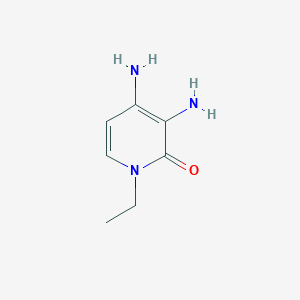 molecular formula C7H11N3O B8708227 3,4-diamino-1-ethyl-1H-pyridin-2-one CAS No. 921214-33-7