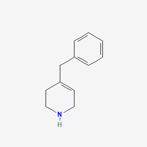 molecular formula C12H15N B8708284 4-Benzyl-1,2,5,6-tetrahydropyridine 