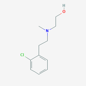 2-{[2-(2-Chlorophenyl)ethyl](methyl)amino}ethan-1-ol