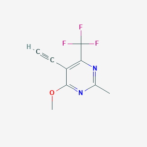 5-Ethynyl-4-methoxy-2-methyl-6-(trifluoromethyl)pyrimidine