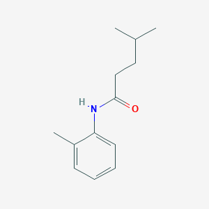 molecular formula C13H19NO B8708353 4-methyl-N-(2-methylphenyl)pentanamide 