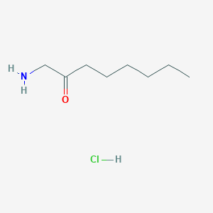 molecular formula C8H18ClNO B8708387 2-Oxooctylamine hydrochloride CAS No. 113697-90-8