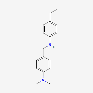 molecular formula C17H22N2 B8708496 [(4-Dimethylaminophenyl)methyl](4-ethylphenyl)amine 