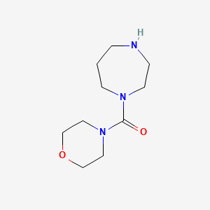 molecular formula C10H19N3O2 B8708526 [1,4]Diazepan-1-yl-morpholin-4-yl-methanone CAS No. 742041-67-4