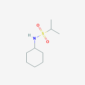 molecular formula C9H19NO2S B8708530 N-cyclohexyl-isopropanesulfonamide 