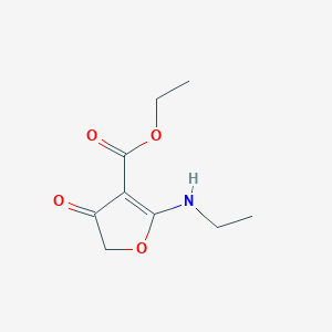 Ethyl 2-(ethylamino)-4-oxo-4,5-dihydrofuran-3-carboxylate