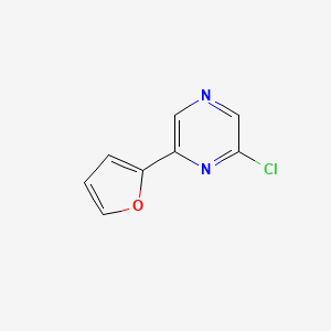 2-Chloro-6-(2-Furyl)Pyrazine