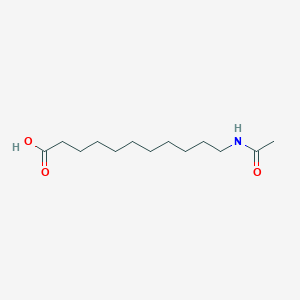 Undecanoic acid, 11-(acetylamino)-