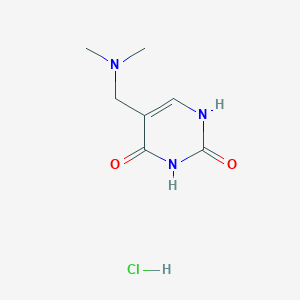 molecular formula C7H12ClN3O2 B8708847 5-Dimethylaminomethyluracil Hydrochloride CAS No. 72920-06-0