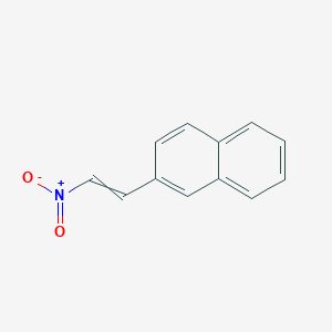 molecular formula C12H9NO2 B8708879 beta-Nitrovinylnaphthalene 