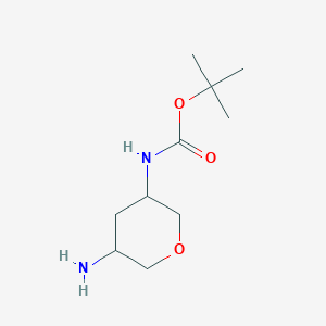 tert-butyl N-(5-aminooxan-3-yl)carbamate