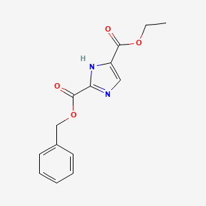 2-Benzyl 5-ethyl 1H-imidazole-2,5-dicarboxylate