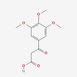 molecular formula C12H14O6 B8708932 3-Oxo-3-(3,4,5-trimethoxyphenyl)propionic acid 
