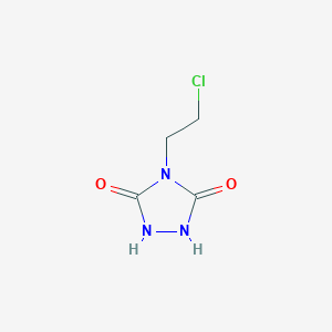 B8708953 4-(2-Chloroethyl)-1,2,4-triazolidine-3,5-dione CAS No. 78409-65-1