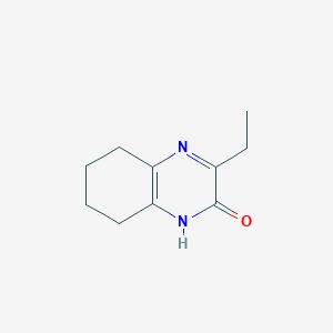 molecular formula C10H14N2O B8708958 3-Ethyl-5,6,7,8-tetrahydroquinoxalin-2-ol 