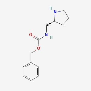 phenylmethyl [(2R)-2-pyrrolidinylmethyl]carbamate