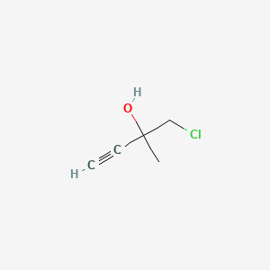 molecular formula C5H7ClO B8709006 1-Chloro-2-methylbut-3-yn-2-ol CAS No. 4090-47-5