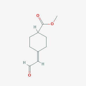 Methyl 4-(2-oxoethylidene)cyclohexane-1-carboxylate