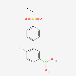(4'-(Ethylsulfonyl)-6-fluoro-[1,1'-biphenyl]-3-yl)boronic acid