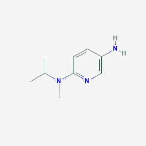 molecular formula C9H15N3 B8709040 N2-isopropyl-N2-methyl-pyridine-2,5-diamine 