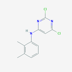 molecular formula C12H11Cl2N3 B8709048 2,6-Dichloro-N-(2,3-dimethylphenyl)pyrimidin-4-amine CAS No. 86627-10-3