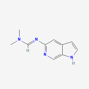 (Z)-N,N-Dimethyl-N'-(1H-pyrrolo[2,3-c]pyridin-5-yl)formimidamide