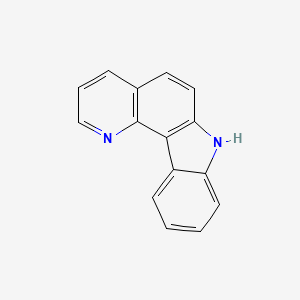 molecular formula C15H10N2 B8709100 7H-Pyrido[3,2-c]carbazole CAS No. 205-45-8