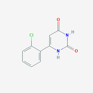 molecular formula C10H7ClN2O2 B8709119 6-(2-Chloro-phenyl)-1H-pyrimidine-2,4-dione 
