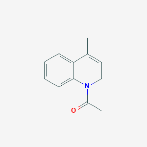 molecular formula C12H13NO B8709200 1-(4-methylquinolin-1(2H)-yl)ethanone 