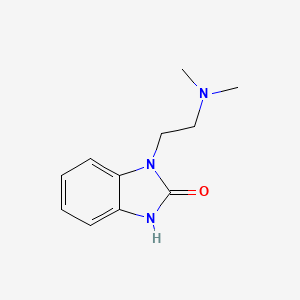 molecular formula C11H15N3O B8709227 1-[2-(Dimethylamino)ethyl]-1,3-dihydrobenzimidazol-2-one 