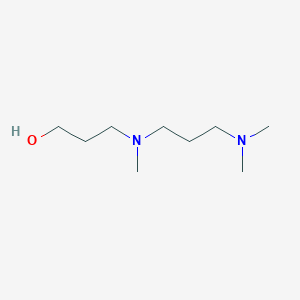 molecular formula C9H22N2O B8709265 3-{[3-(Dimethylamino)propyl](methyl)amino}propan-1-OL CAS No. 62237-10-9