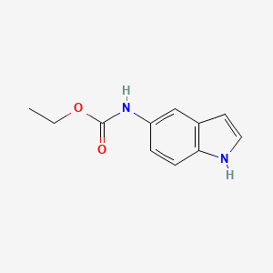 molecular formula C11H12N2O2 B8709295 ethyl 1H-indol-5-ylcarbamate 