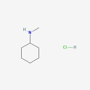 molecular formula C7H16ClN B8709360 Cyclohexylamine, N-methyl-, hydrochloride CAS No. 65845-61-6