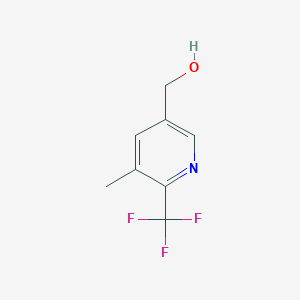 molecular formula C8H8F3NO B8709414 3-Pyridinemethanol, 5-methyl-6-(trifluoromethyl)- CAS No. 1198016-47-5