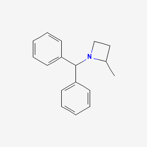 molecular formula C17H19N B8709552 1-Benzhydryl-2-methylazetidine 