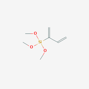 molecular formula C7H14O3Si B8709589 2-Trimethoxysilyl-1,3-butadiene CAS No. 93830-52-5