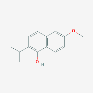 1-Naphthalenol, 6-methoxy-2-(1-methylethyl)-