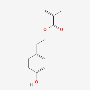 molecular formula C12H14O3 B8709613 2-(4-Hydroxyphenyl)ethyl 2-methylprop-2-enoate CAS No. 146324-59-6