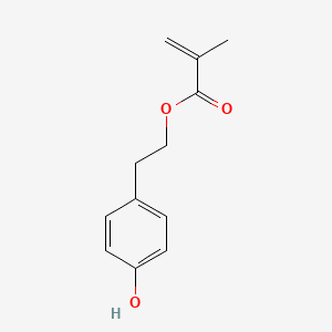 B8709613 2-(4-Hydroxyphenyl)ethyl 2-methylprop-2-enoate CAS No. 146324-59-6