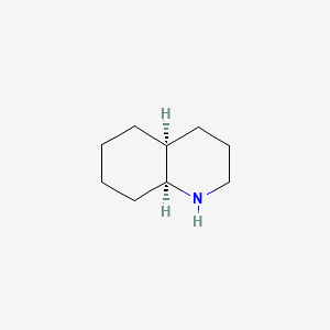 molecular formula C9H17N B8709621 Quinoline, decahydro-, cis- 