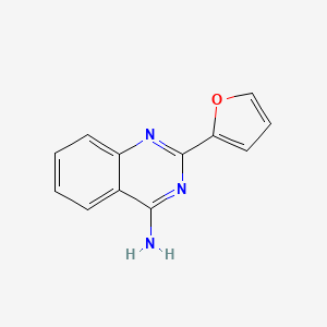 molecular formula C12H9N3O B8709629 4-Amino2-(2-furyl)quinazoline 