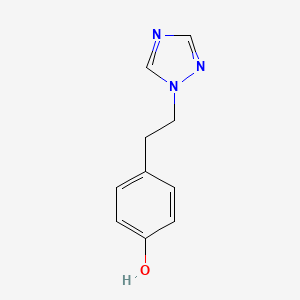 4-[2-(1H-1,2,4-triazol-1-yl)ethyl]phenol