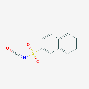 molecular formula C11H7NO3S B8709857 2-Naphthalenesulfonyl isocyanate CAS No. 21926-42-1