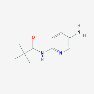 molecular formula C10H15N3O B8709898 N-(5-Aminopyridin-2-yl)-2,2-dimethylpropanamide CAS No. 827585-99-9