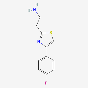 2-(4-(4-Fluorophenyl)thiazol-2-yl)ethanamine