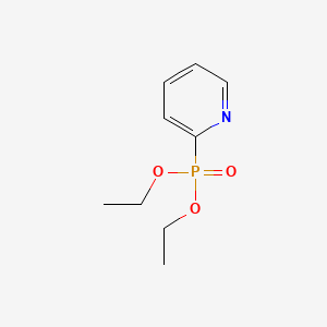 molecular formula C9H14NO3P B8709985 Phosphonic acid, 2-pyridyl-, diethyl ester 