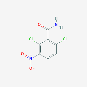molecular formula C7H4Cl2N2O3 B8710020 2,6-Dichloro-3-nitrobenzamide CAS No. 55775-98-9